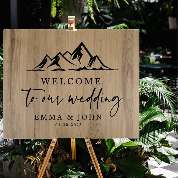 Andaz Press Large Wooden Welcome Sign - Image 4