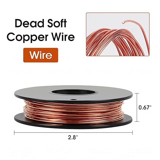 26 Gauge 426 Feet 5 oz 99.9% Dead Soft Copper Wire - Image 4