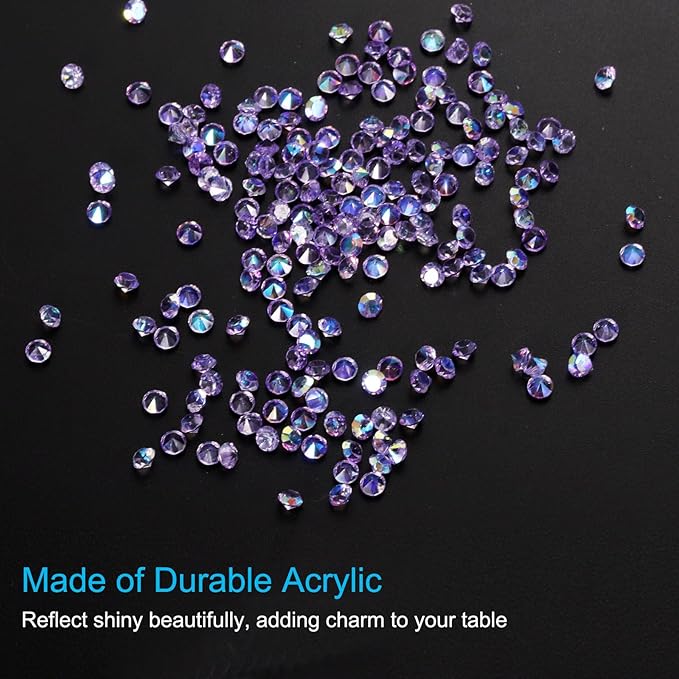 PATIKIL 14000Pcs Wedding Table Scatter Confetti Crystals 3mm Acrylic Diamonds - Image 3