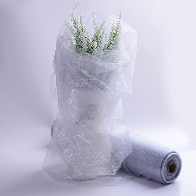 Crystal Organza Fabric Tulle - Image 4