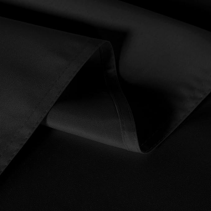 sancua 6 Pack Black Tablecloth 90 x 132 Inch - Image 2
