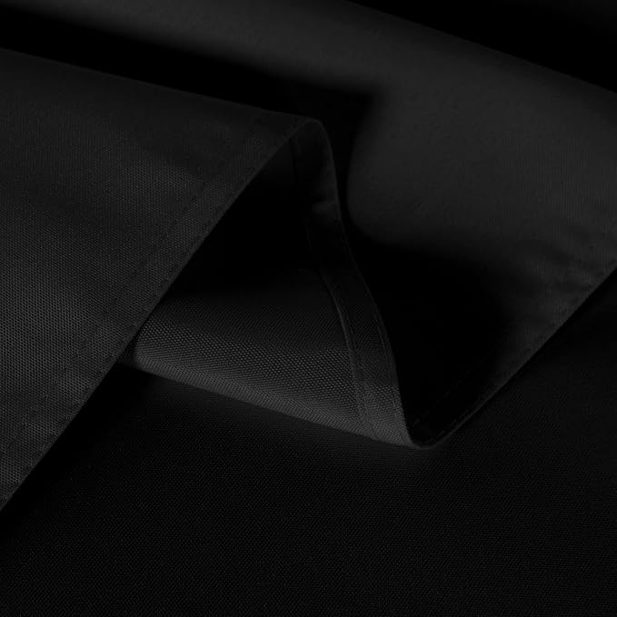 sancua 6 Pack Black Tablecloth 60 x 120 Inch, Rectangle Table Cloth - Image 5