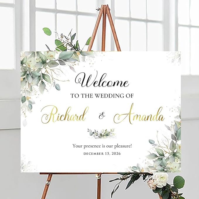 Welcome To Our Wedding Sign, Wedding Yard Signs, Welcome Sign - Image 3