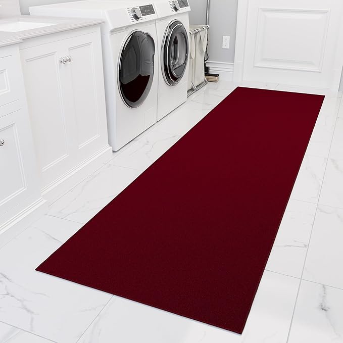 Sweet Home Stores SH Non-Slip Solid Rubberback Indoor Runner Rug - Image 13