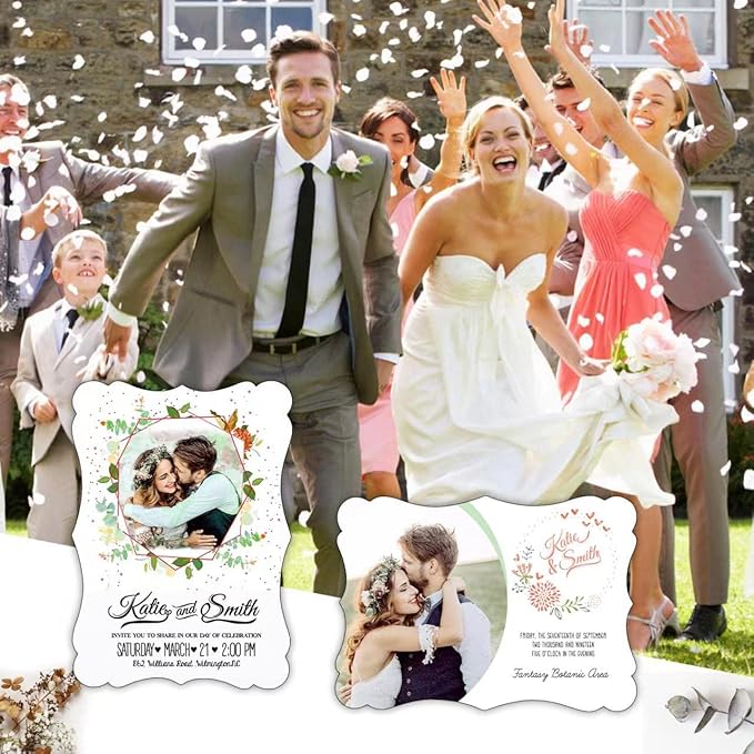 Goefun 100 Pack Blank Invitations - Image 6