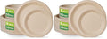 GreenWorks 7 inch and 9 inch Heavy-duty Compostable Plates by GreenWorks