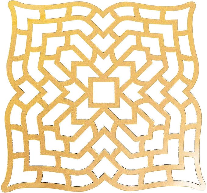Gold FOIL CARDSTOCK PLACEMAT 24PC by FunExpress