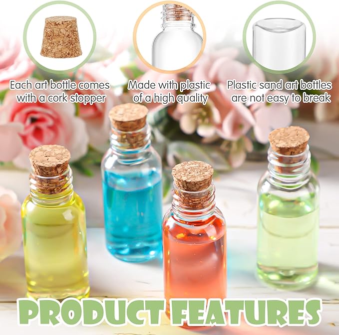 Sabary 100 Pack 1oz Plastic Potion Bottles - Image 4