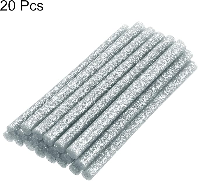 uxcell 20pcs Hot Glue Sticks for Glue Gun 7mm/0.27-inch x 8-inch Mini Hot Melt - Image 3