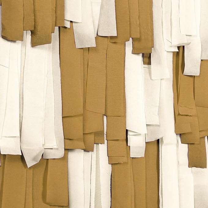 PartyWoo Light Brown Crepe Paper Streamers 4pcs 328ft Pack of Nude Boho Neutral - Image 2