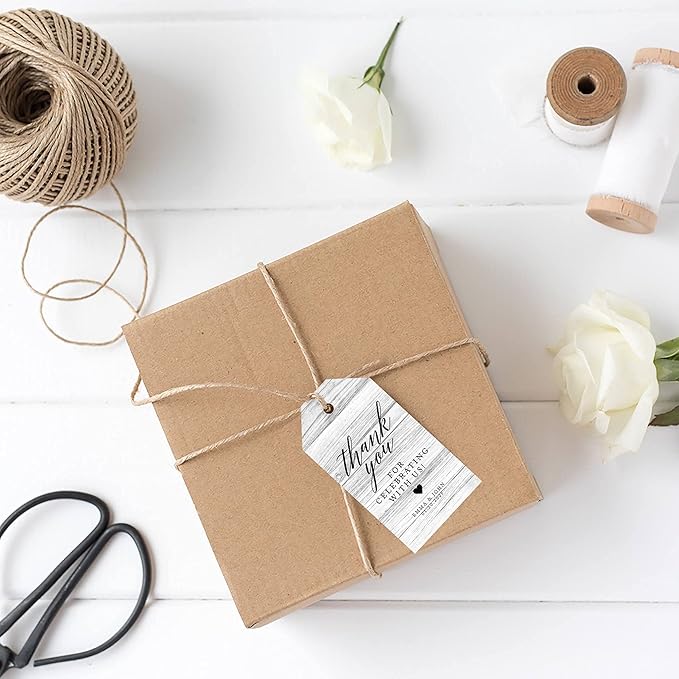 Andaz Press 100-Pack Personalized Thank You Tags - Image 2
