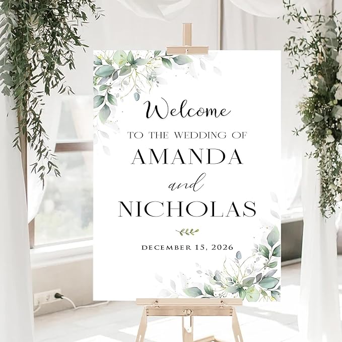 Personalized Wedding Welcome Sign, Wedding This Way Sign Outdoor, Welcome Sign - Image 2