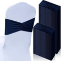 Moukeren 100 Pcs Spandex Chair Sashes Bows Bands Slider Sashes by Moukeren