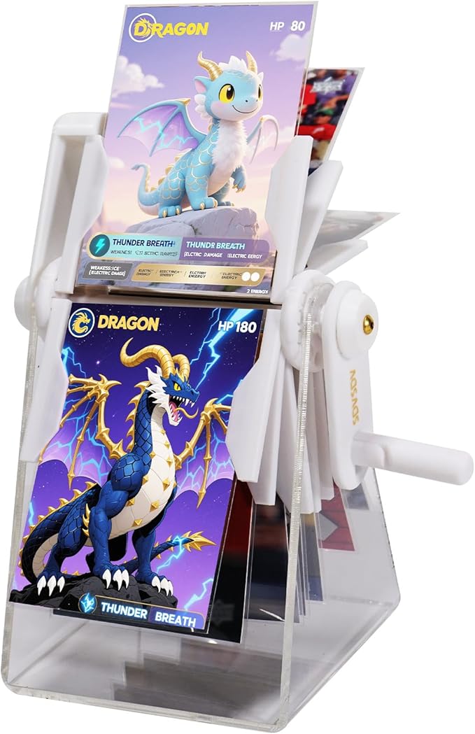 24-Slot Card Flip Book Display Stand, Trading Card Holder by Unknown