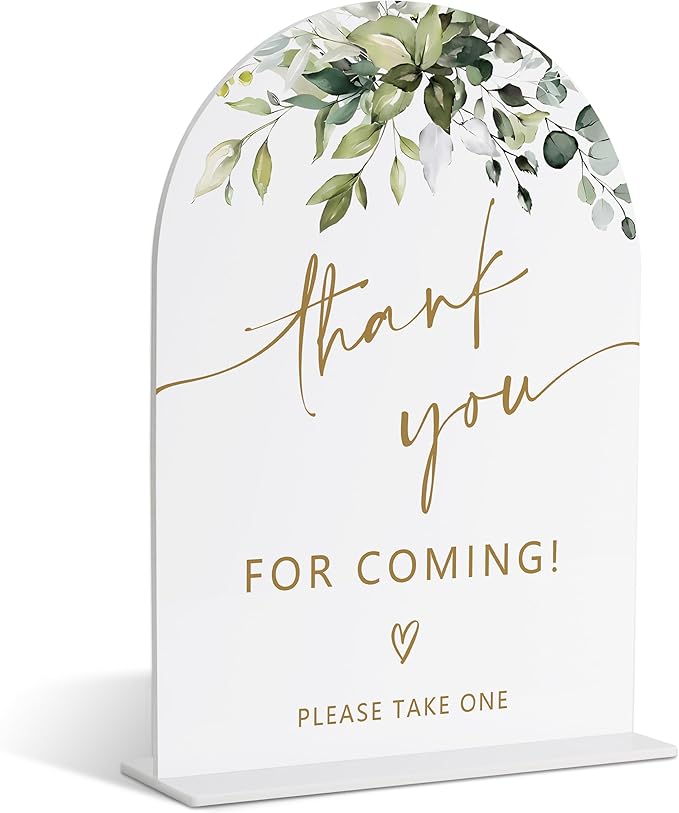 Thank You for Coming, Gift Table Sign, Wedding Signs for Ceremony and Reception by TCJIU