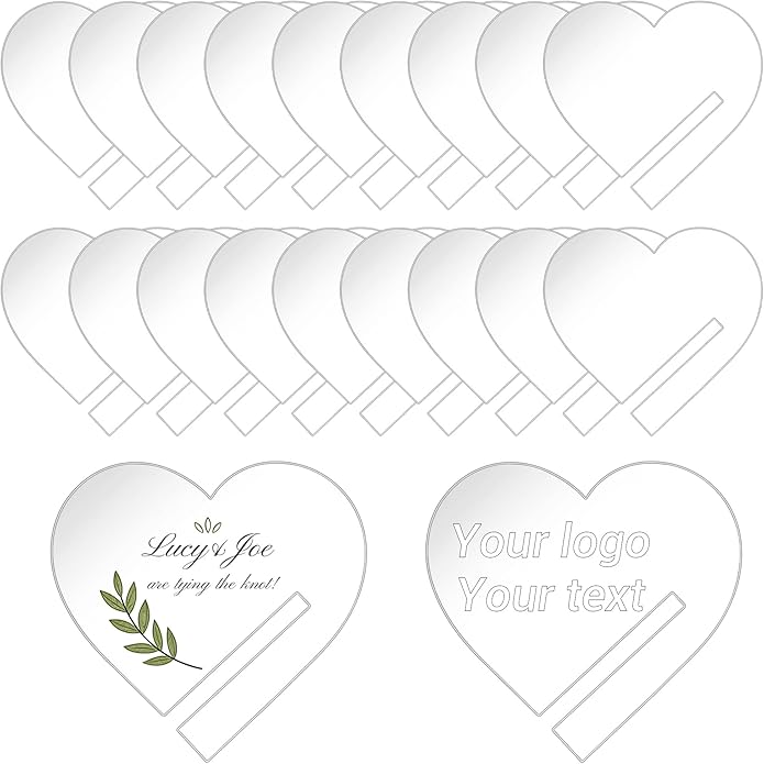 100 Pcs Wine Glass Name Tags, Personalized Wedding Drink Tags Reusable Circle by loolength