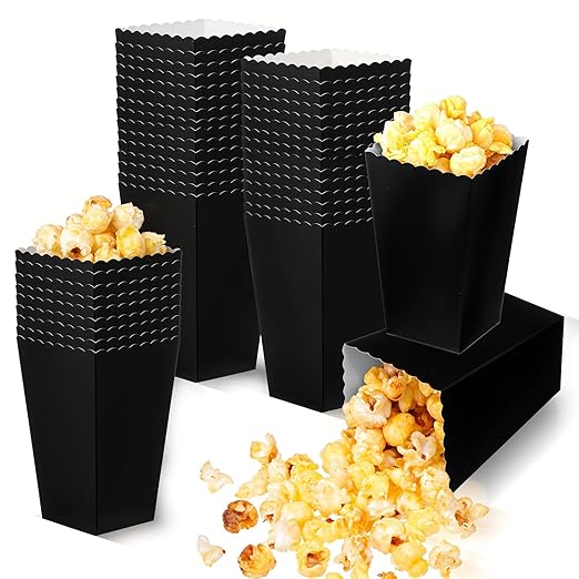 200 Pcs Popcorn Boxes, Mini Paper Popcorn Box, Cardboard Popcorn Container by Unknown
