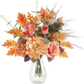 Artificial Flowers with Vase, Faux Flower Arrangement with Vase Suitable by GAATEEK