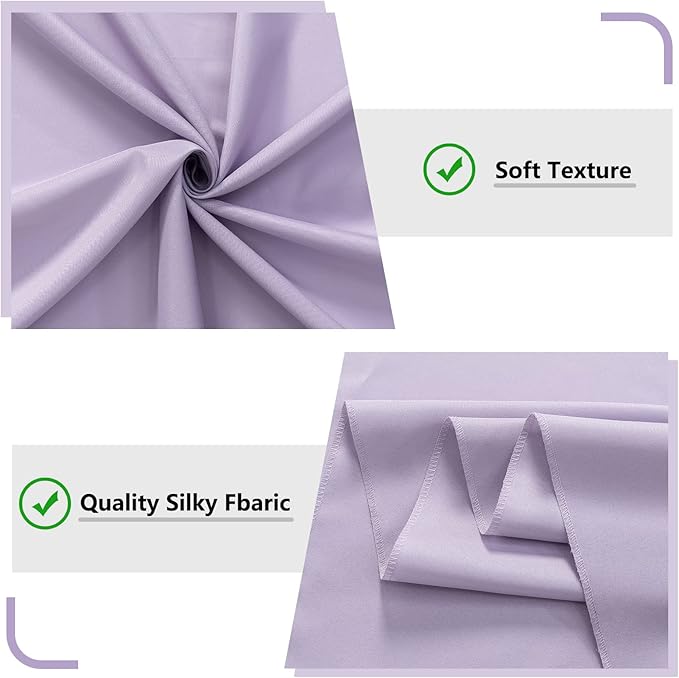 MYSKY HOME 10ft x 10ft Purple Background Curtains - Image 6