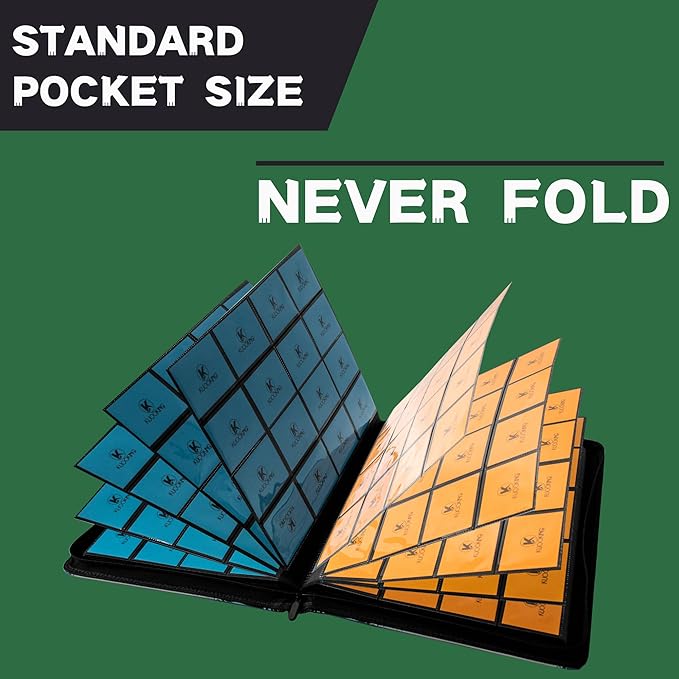 1600+ Pockets Trading Card Binder, 16-Pocket Card Ablum Compatible - Image 7