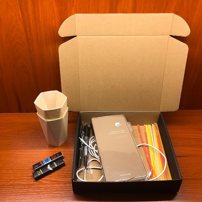 24 Pack 9x8x2 Inches Black Shipping Boxes，3 Layers Corrugated Cardboard Box - Image 3