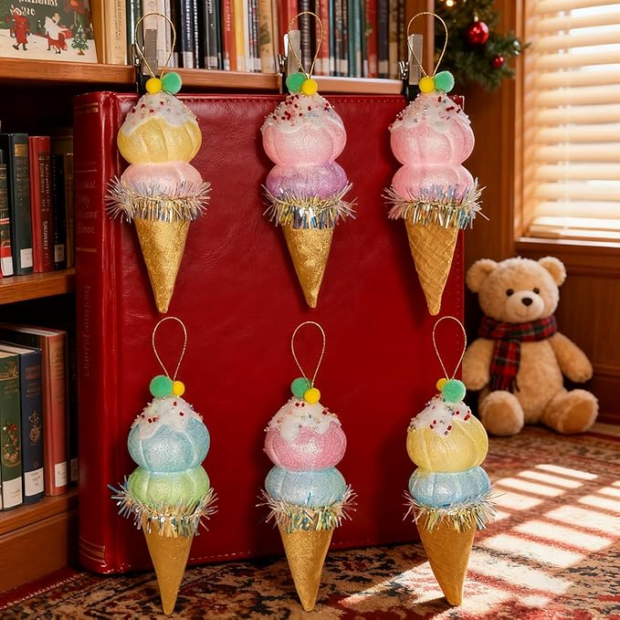 LANGXUN 6pcs Ice Cream Candy Land 2025 Xmas Birthday Party Suppiles Decoration - Image 6
