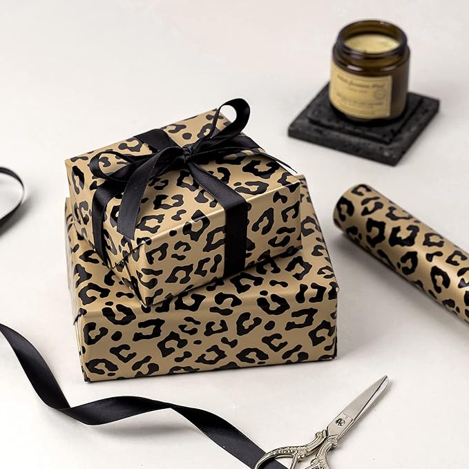 WRAPAHOLIC Reversible Leopard Wrapping Paper - Image 5