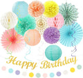 Pastel-Rainbow Classroom Girls Birthday Party-Decorations by Huglony