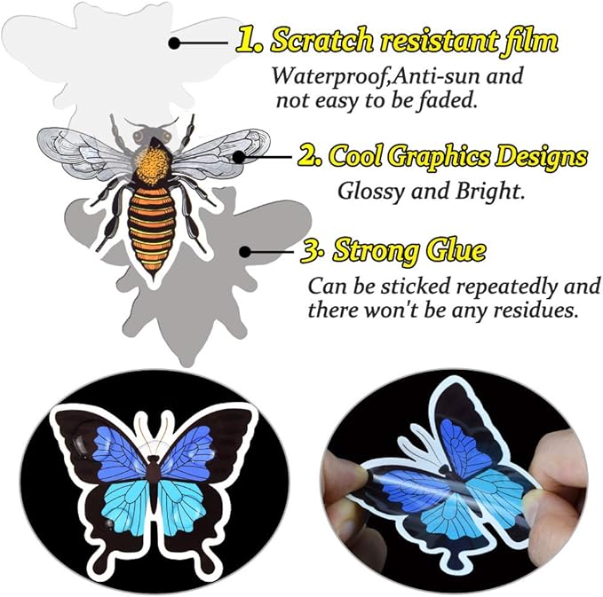 QTL Bug Stickers for Kids Insect Stickers for Water Bottle Bug Party Favors - Image 4
