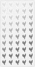 Silver Chicken Meal Stickers by Unknown