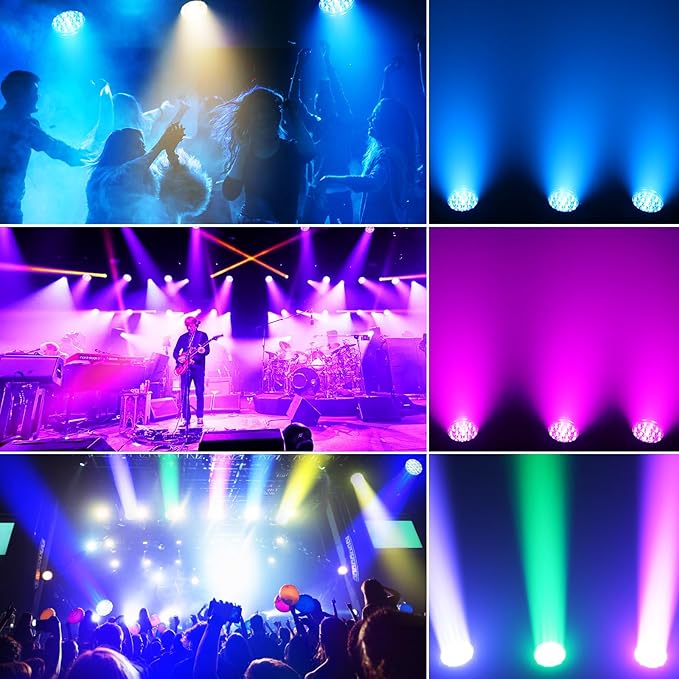 19x10W Moving Head Light Focusing/Beam/Wash/Zoom Effect Stage Lights 4-in-1 LED - Image 7