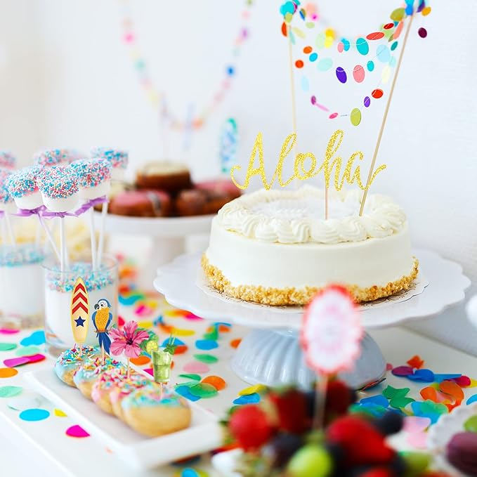 54 Pcs Cupcake Toppers and Cake Decorations - Image 4