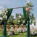 Emerald Green Wedding Arch Draping Fabric 29" x 20 FT Wedding Drapes by DeZerlor