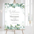 Personalized Wedding Welcome Sign, Flowers Wedding Welcome Sign, Wedding by ALICEBIN