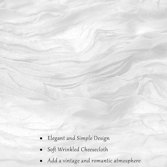 Cheesecloth Table Runner 10FT - Image 5