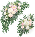 Faux Flower Swag Set of 2 for Wedding Welcome Signs Floral Swag Wedding by Piklado
