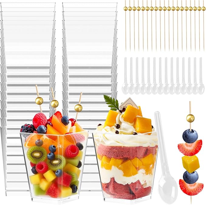 Kosotody 150 Pcs 5 OZ Dessert Cups by Kosotody