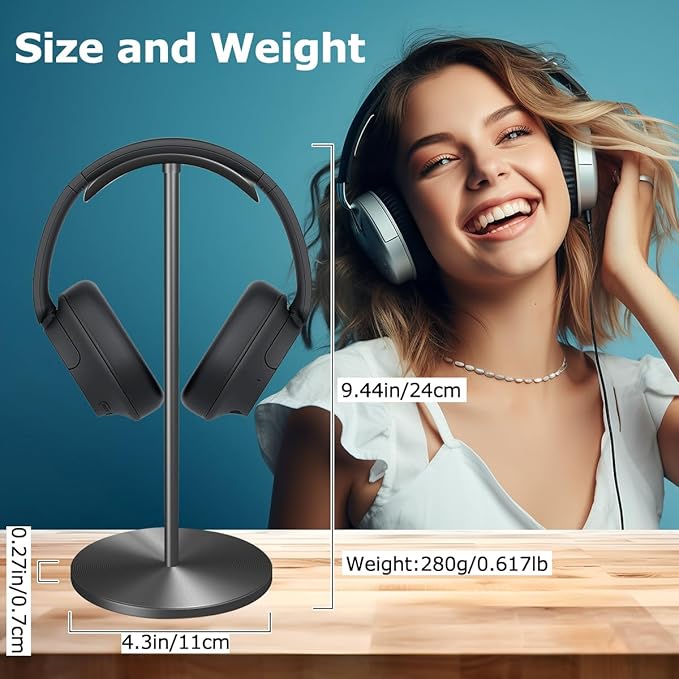 Headphone for Desk Hanger Holder Organizer Keeper Racks Storage Mount Gaming - Image 6