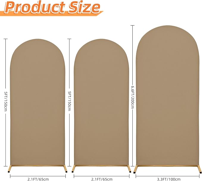 7.2FT Wedding Arch Covers Arch Backdrop Cover Arch Stand Covers Set Arch Cover - Image 2