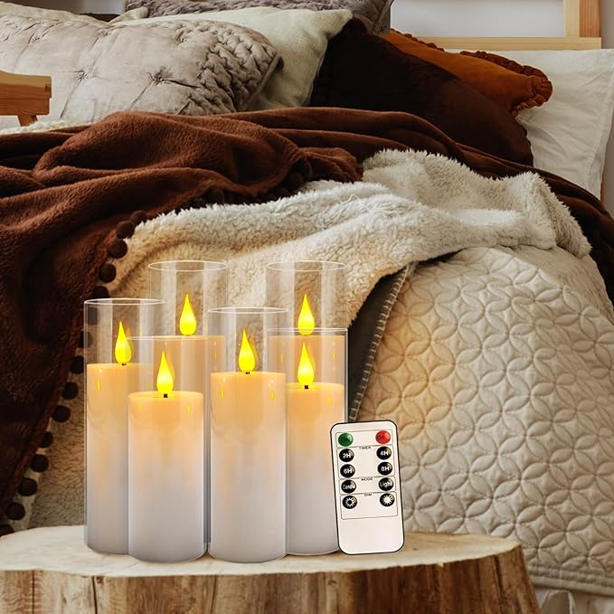 Set of 24 Flickering Flameless Candles Battery Operated - Image 6