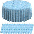 12 Pcs Christmas Snowflake Plastic Party Tablecloth Decorations, Disposable by JectivsPartyDecorations