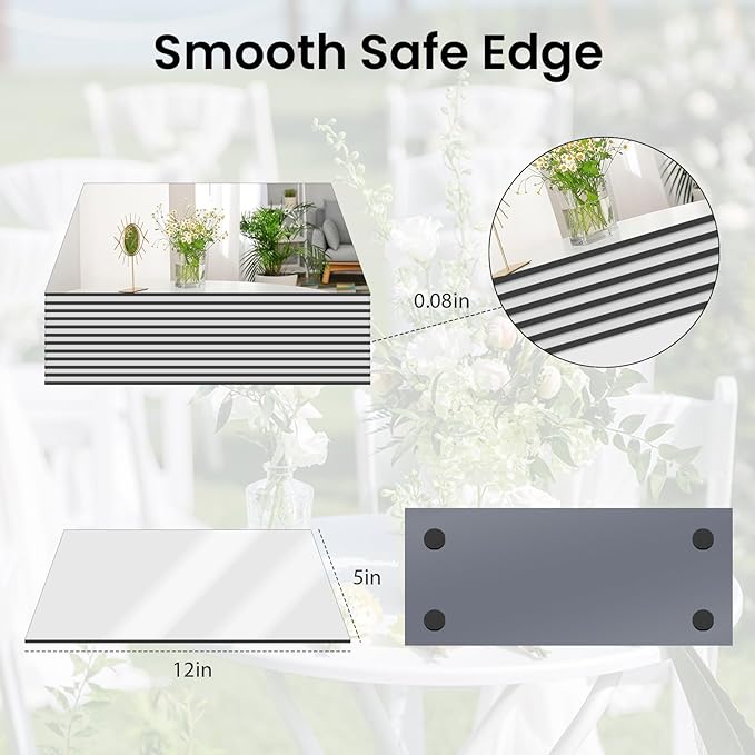 JAMBALAY 12"×5" Mirror Centerpieces - Image 2