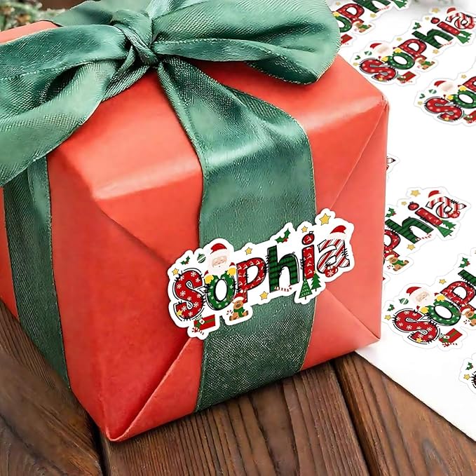 28Pcs Personalized Christmas Gift Tags - Image 2