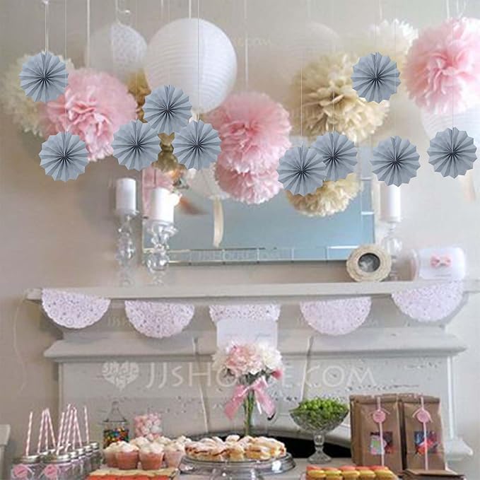 Gray Party Decorations, Wedding Decorations - Image 5