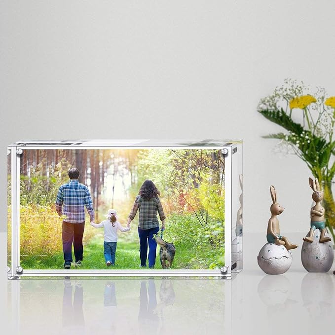 Boxalls Acrylic Photo Frame 9 x 13 cm, Double Sided Picture Frame - Image 4