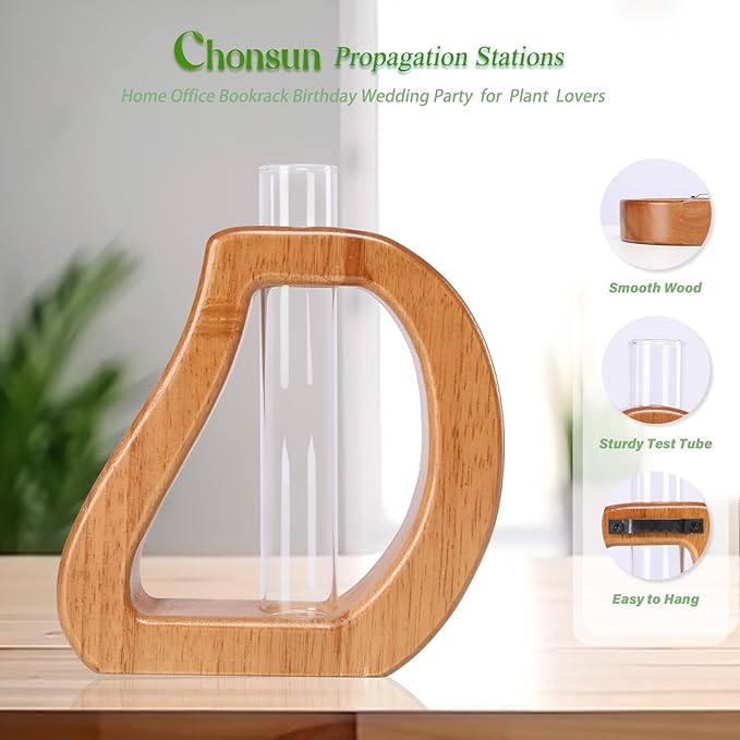 Plant Propagation Stations Wall Hanging Terrariums Home Decor Plants Glass Test - Image 2