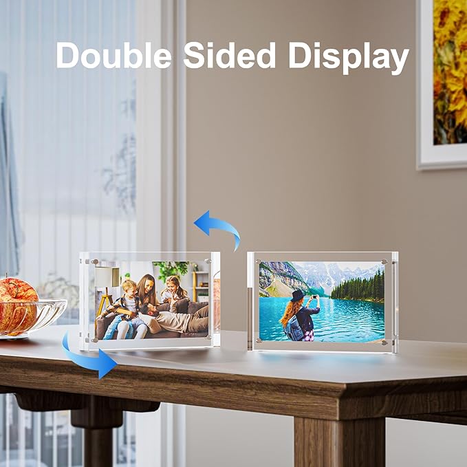 2 Pack 5x7 Acrylic Picture Frames - Image 4