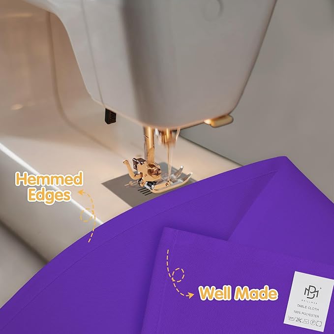 BRILLMAX 6 Pack Purple Tablecloths - Image 4