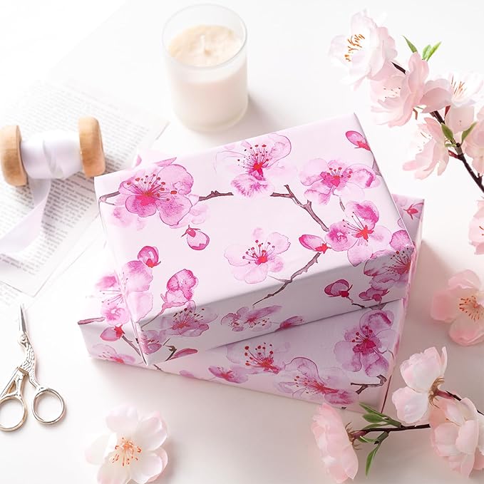 RUSPEPA Floral Wrapping Paper Roll - Image 5