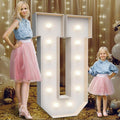 4FT Marquee Light Up Letters U, Party Decoration Large Marquee Light Up Letters by Teebloom